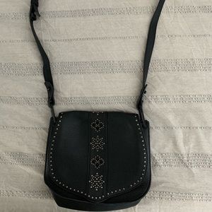 Rebecca Minkoff embellished leather saddle bag